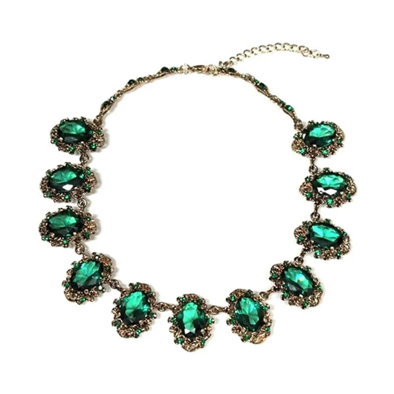 CC Vintage Chokers Necklace For Women Hyperbole Necklaces Pendants Clavicle Chain Luxury Jewelry Pendant Accessories CCN168b - Hiron Store