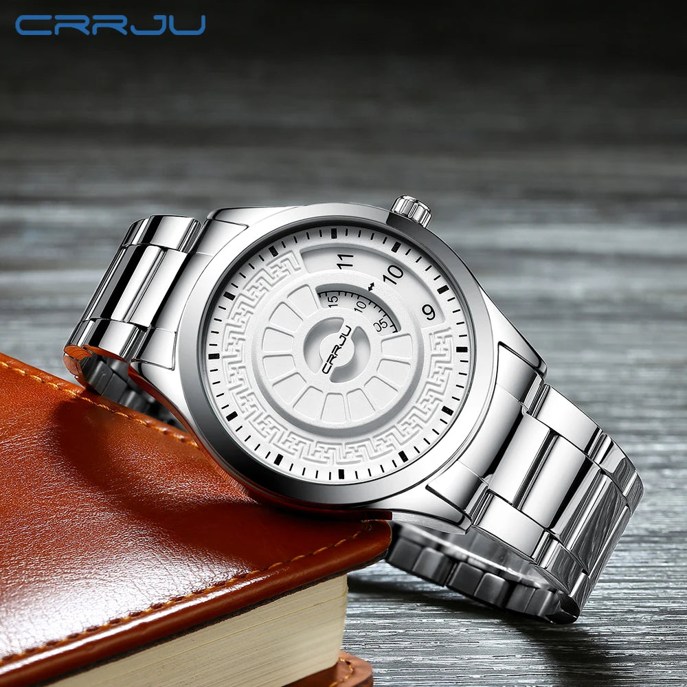 Watch Men's Luxury Stainless Steel Strap Quartz Wrist watches Male Clock