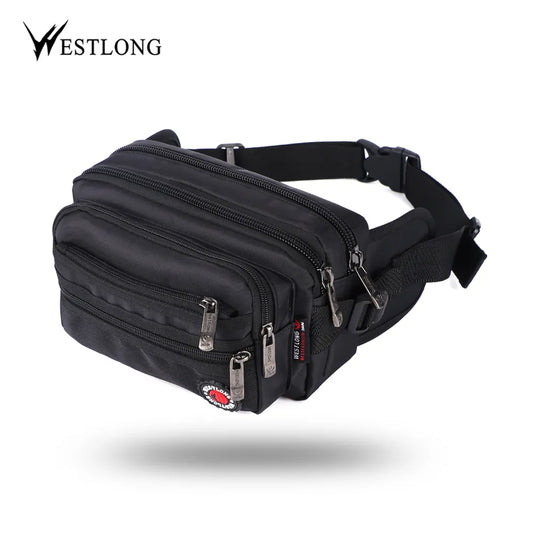 Waterproof Fanny Pack men Women Belt Bum Bag Male Phone Wallet Pouch Bags - Hiron Store