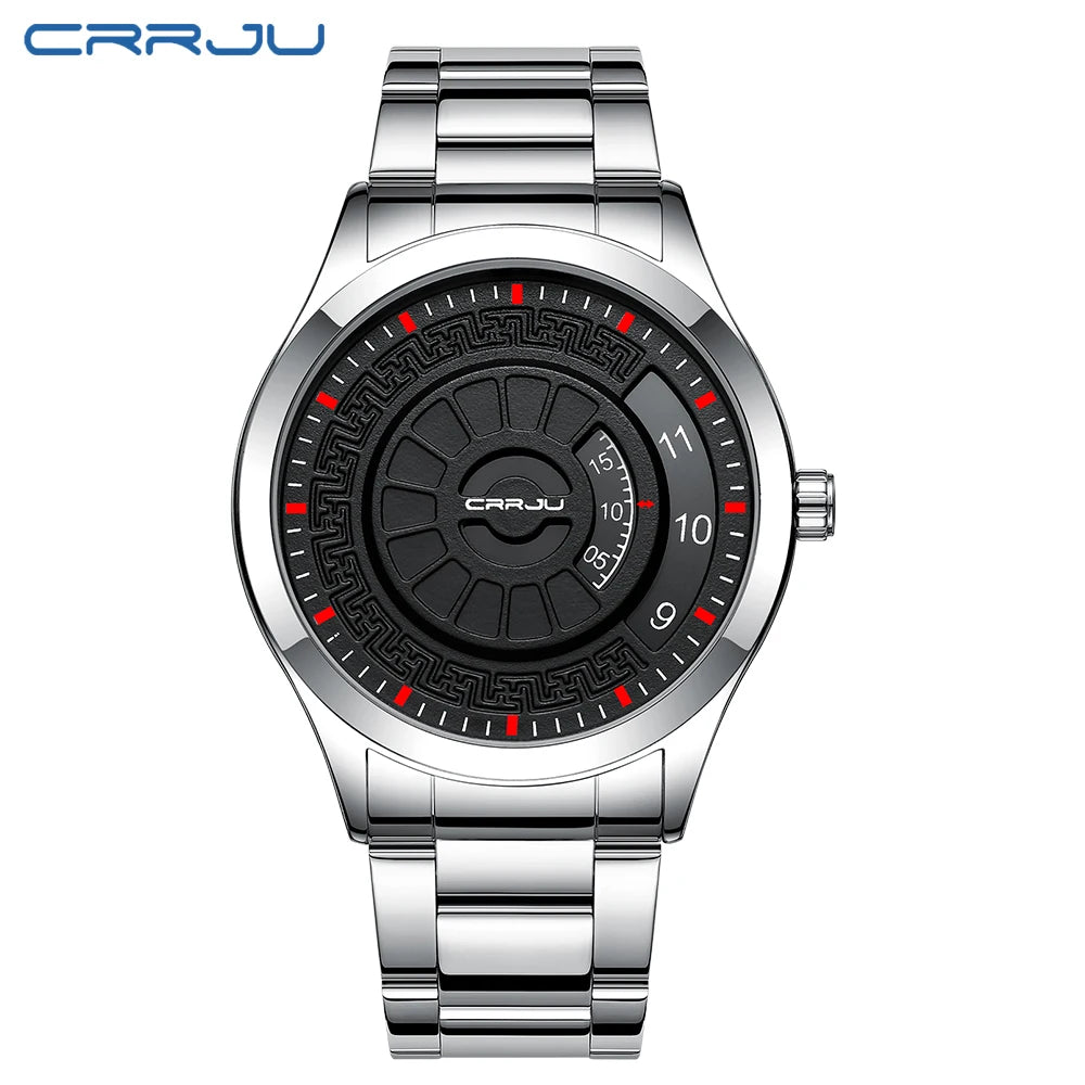 Watch Men's Luxury Stainless Steel Strap Quartz Wrist watches Male Clock