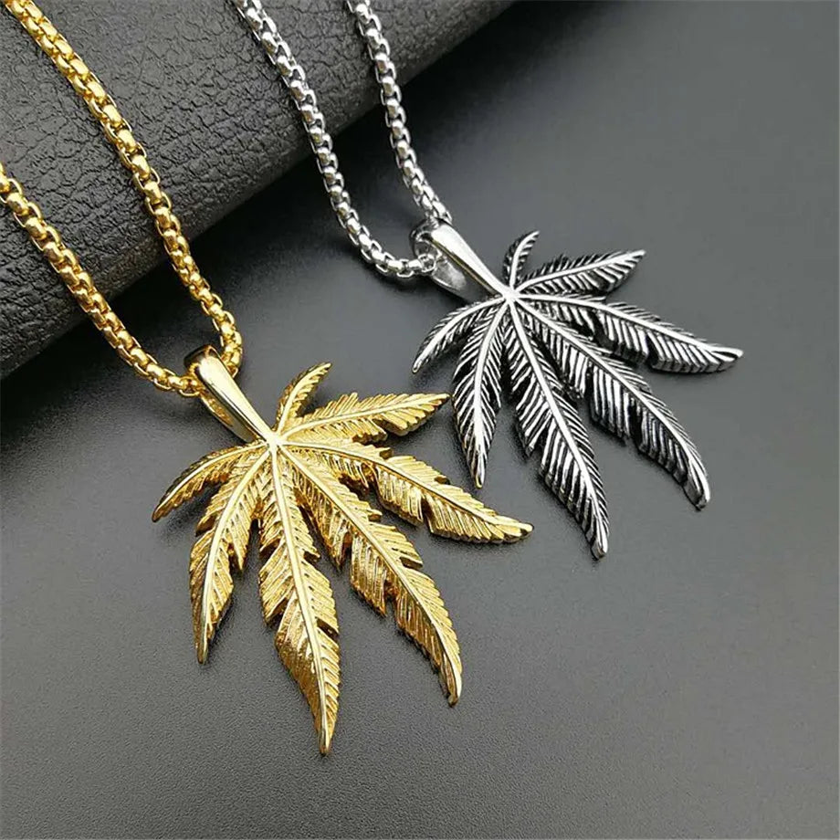 Stainless Steel Pendant Necklace for Women/Men Jamaican Necklace Hip Hop Jewellery