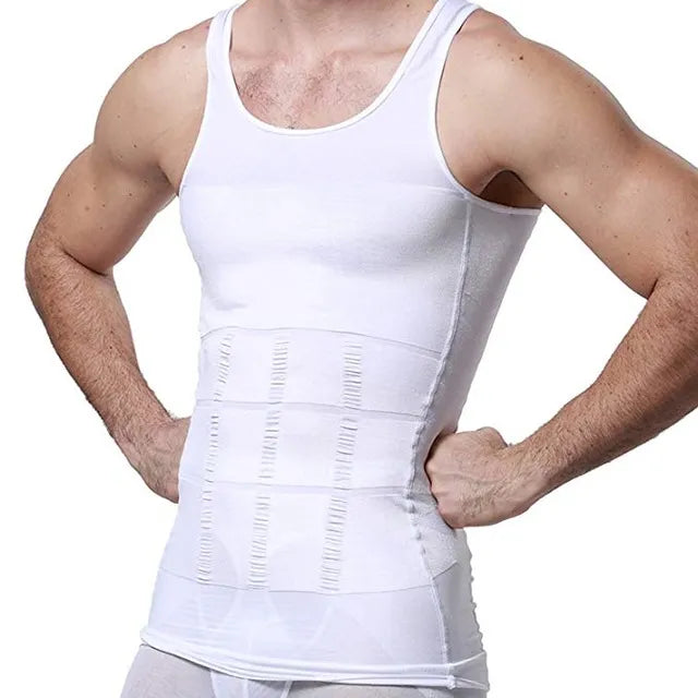 Slimming Vest Men's Slimming Underwear Body Shaper Waist Cincher Corset Men Shaper Vest Body Slimming Tummy Belly Body Shapewear - Hiron Store