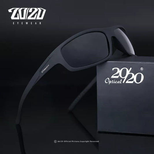 20/20 Optical Brand Design New Polarized Sunglasses Men Fashion Male Eyewear Sun Glasses Travel Fishing Oculos PL66 With Box - Hiron Store