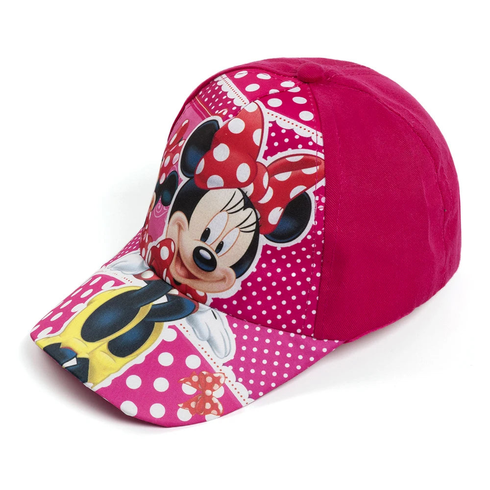 Children 95 Cars Anna Elsa Mickey Minnie Dog Cartoon Baseball Cap Kids Princess Hats