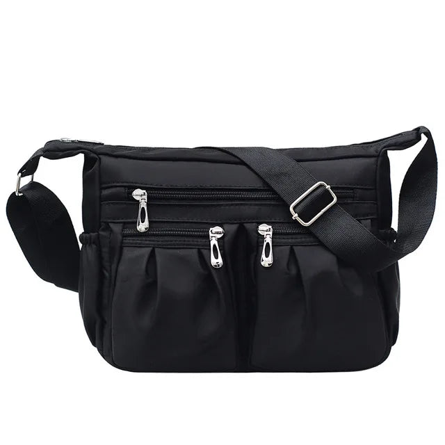 Nylon Cross body Bag For Women Large Capacity Shoulder Bags Multi-pocket Bag Shopping Travel Lady Handbag