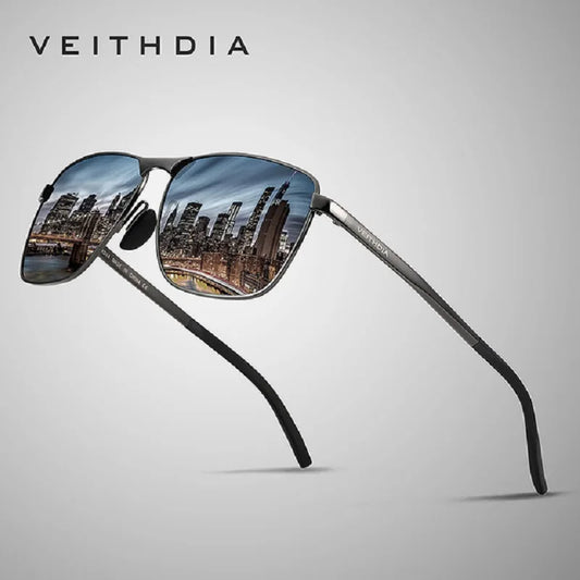 VEITHDIA Brand Men's Vintage Sports Sunglasses Polarized UV400 Lens Outdoor Sunglasses V2462