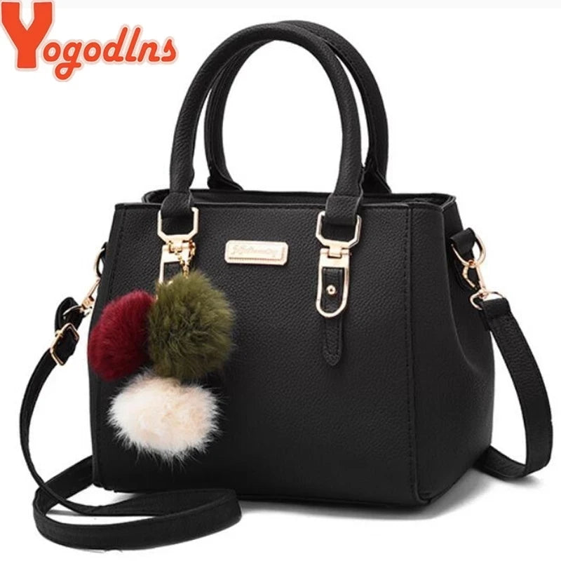 handbag shoulder bag ladies Messenger bag hairball bags high quality bag