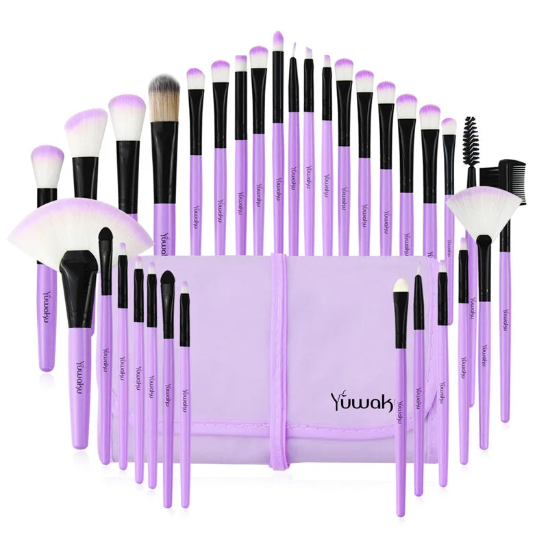 Kainuoa 32Pcs Makeup Set Foundation Eye Shadows Lipsticks Powder Highlight Conceal Brushes Professional Makeup Tool Kit With Bag - Hiron Store