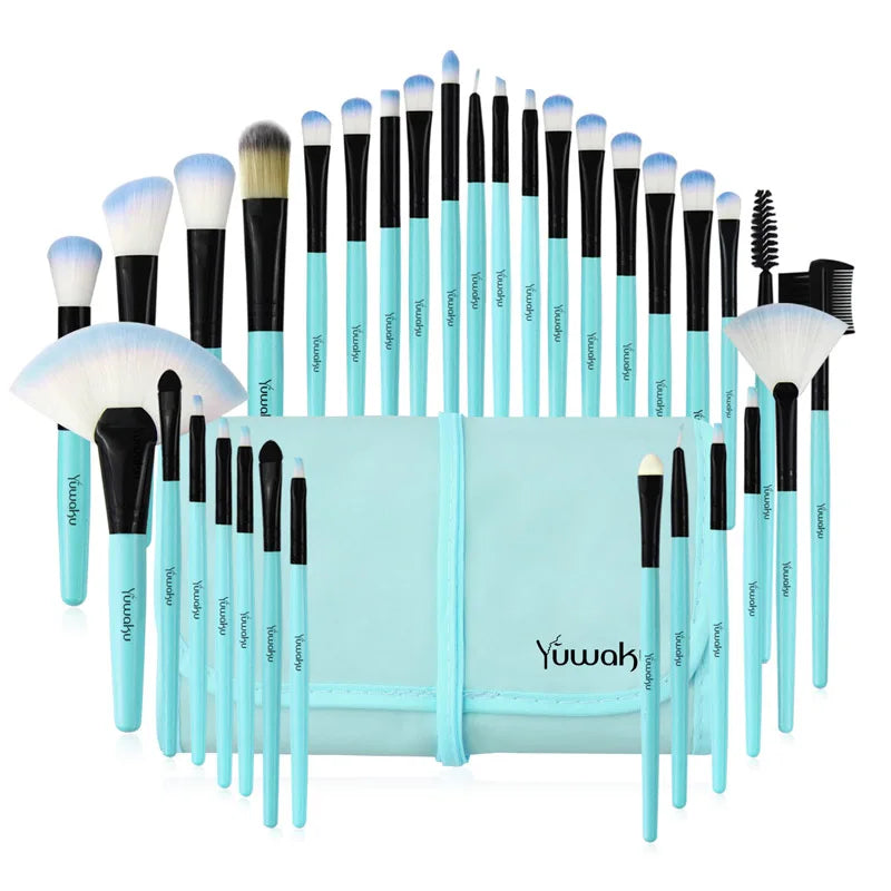 Kainuoa 32Pcs Makeup Set Foundation Eye Shadows Lipsticks Powder Highlight Conceal Brushes Professional Makeup Tool Kit With Bag - Hiron Store