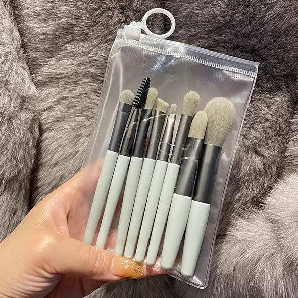 8 Makeup Brush Set Portable Soft Hair Powder Concealer Eye Shadow Blush Foundation Brush Full Set Beauty Tools