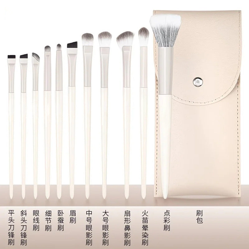 8 Makeup Brush Set Portable Soft Hair Powder Concealer Eye Shadow Blush Foundation Brush Full Set Beauty Tools