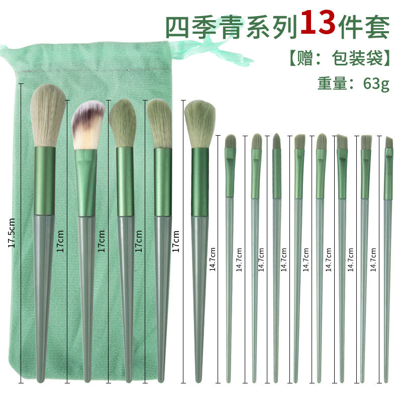 8 Makeup Brush Set Portable Soft Hair Powder Concealer Eye Shadow Blush Foundation Brush Full Set Beauty Tools