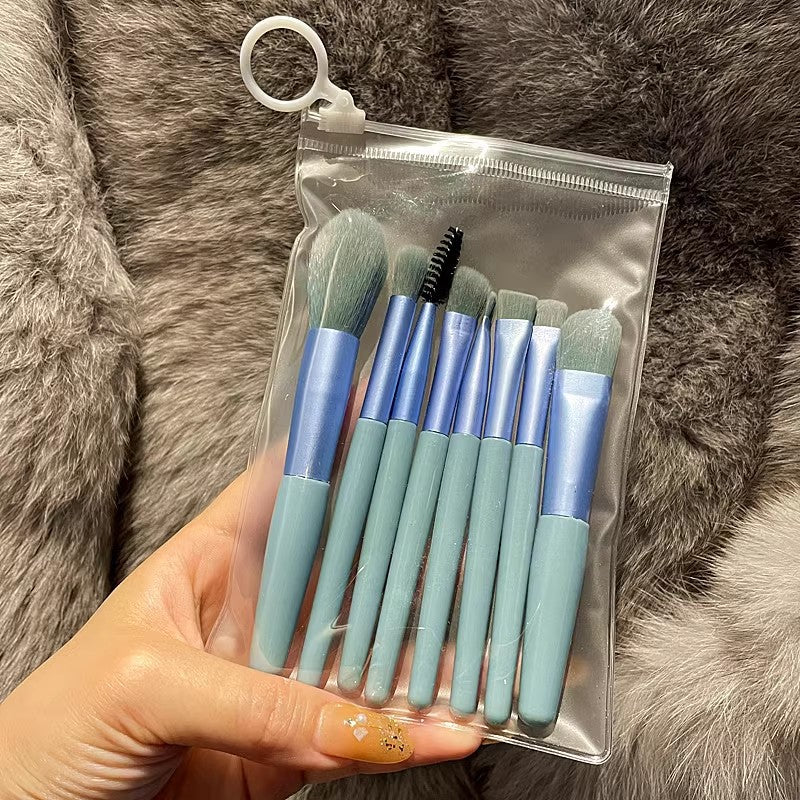 8 Makeup Brush Set Portable Soft Hair Powder Concealer Eye Shadow Blush Foundation Brush Full Set Beauty Tools