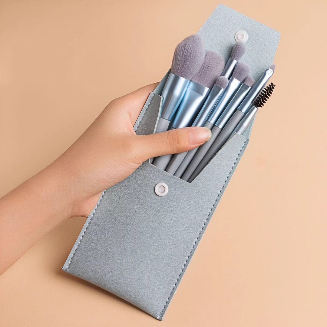 8 Makeup Brush Set Portable Soft Hair Powder Concealer Eye Shadow Blush Foundation Brush Full Set Beauty Tools