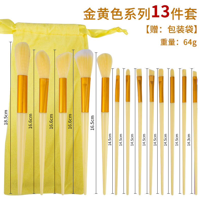 8 Makeup Brush Set Portable Soft Hair Powder Concealer Eye Shadow Blush Foundation Brush Full Set Beauty Tools