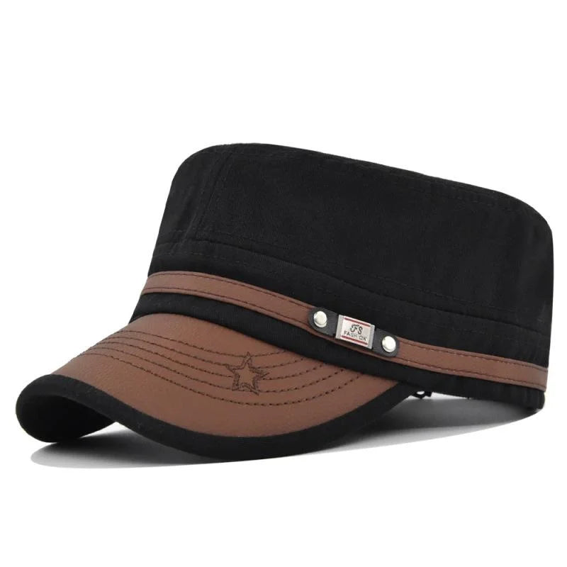 Embroidered Flat Cap casual hat Baseball Cap Outdoor Sports Hat for Hiking & Fishing Hat