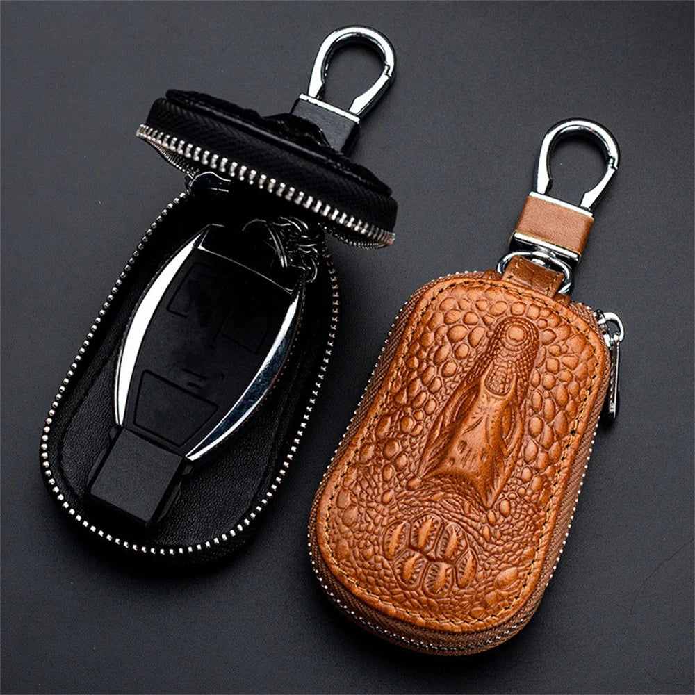 Key Case Fashion Mini Men'S Key Wallet Pocket Key Holder Organizer Pouch Keys Organizer Capacity Zipper Bag