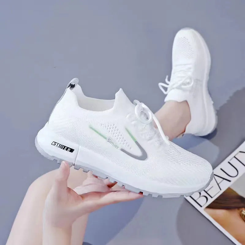 Running Shoes Women Sneakers Comfortable White Sneakers