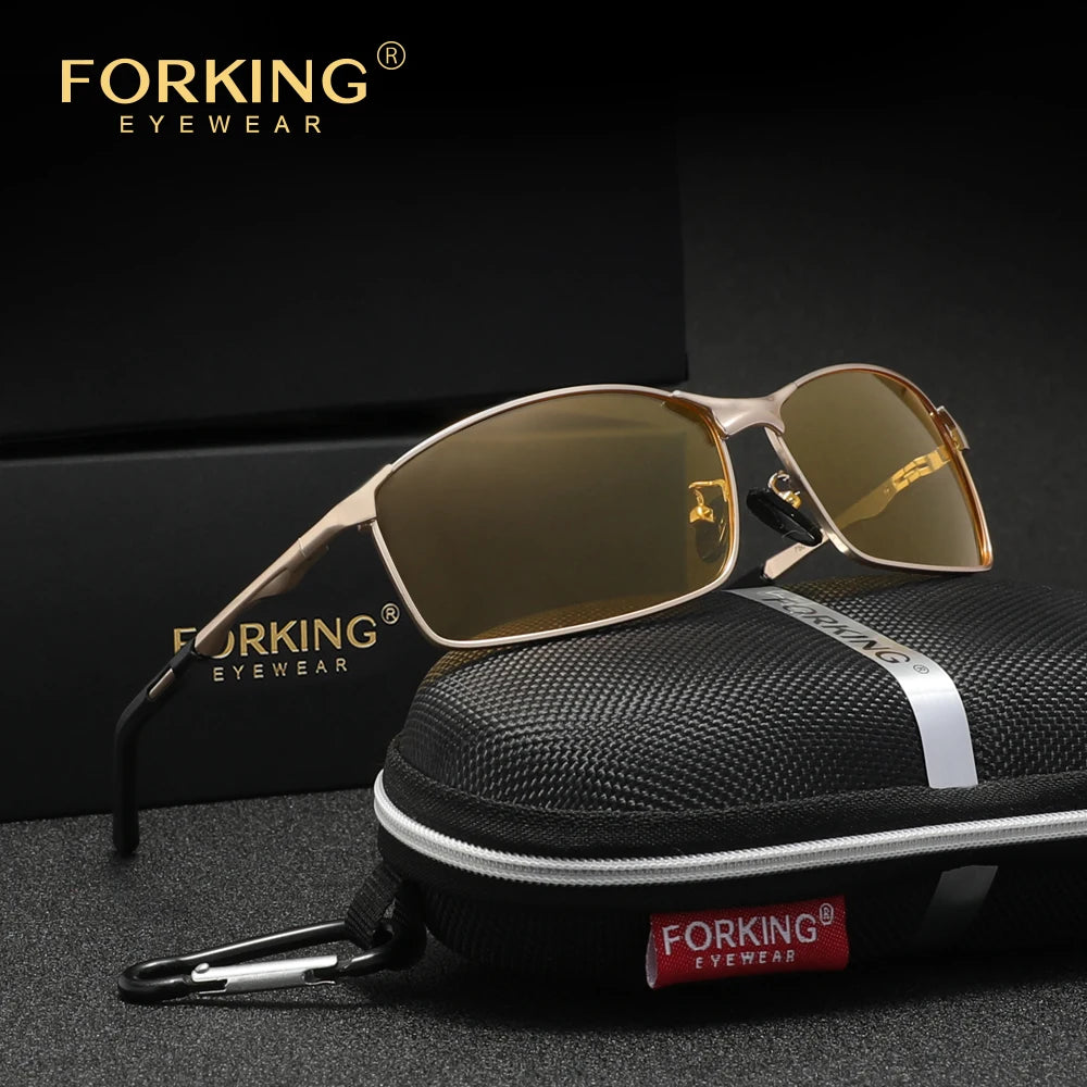 Men‘s polarized Sunglasses, Driving UV400 High Quality Women Glasses, Rectangle Outdoor Sports Eyewear Rectangle