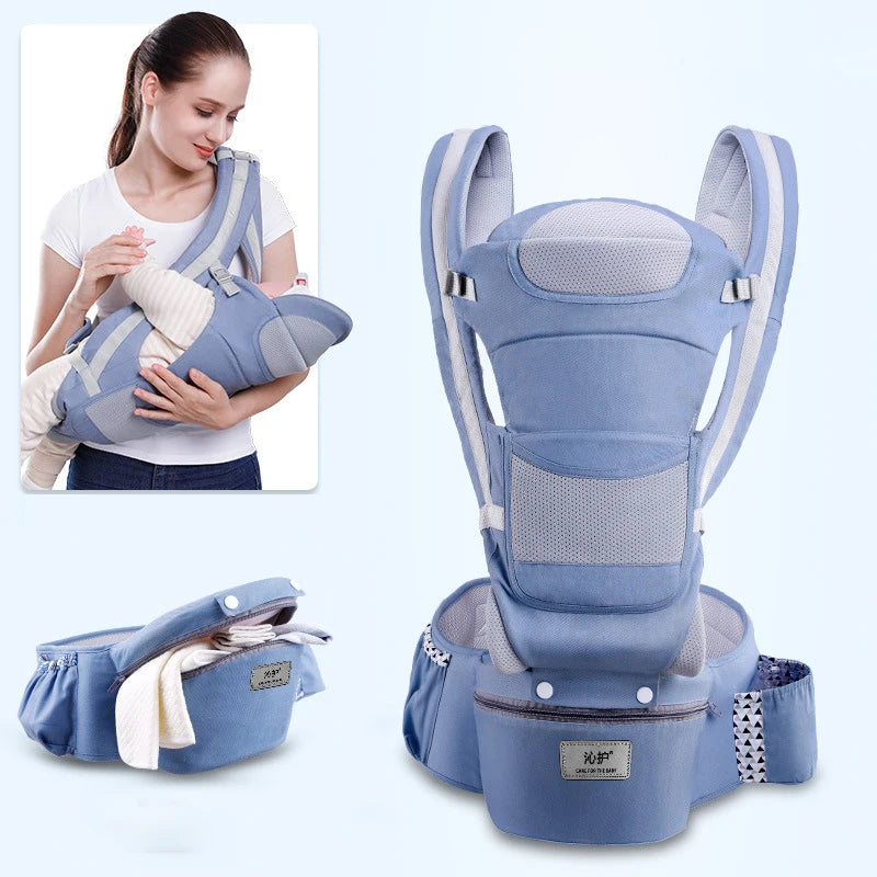 Newborn Ergonomic Baby Carrier Backpack Infant Baby Hipseat Carrier Front Facing Ergonomic Kangaroo Baby Wrap