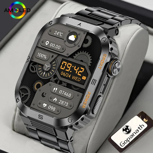 Military Smart Watch Men GPS Tracker Bluetooth Call Fitness Waterproof Sport Smartwatch for Women Xiaomi Huawei Android IOS 2023