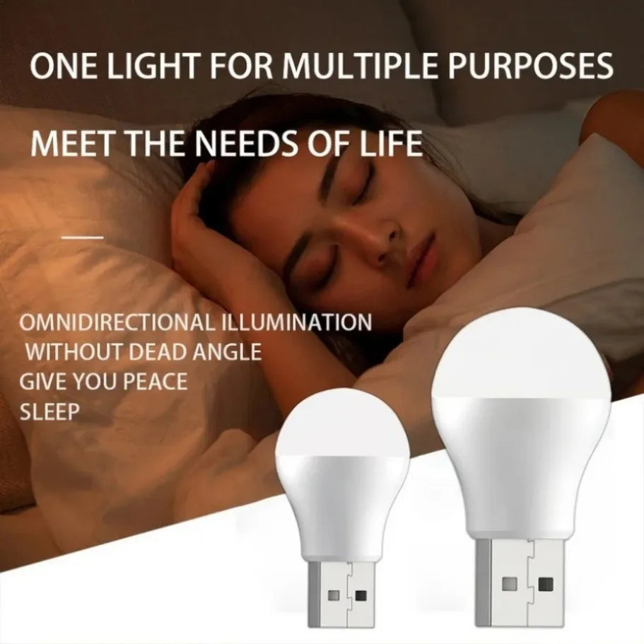 Mini USB Plug LED Small Night Light Computer & Mobile Power Charging Light LED Eye Protection Reading Night Light