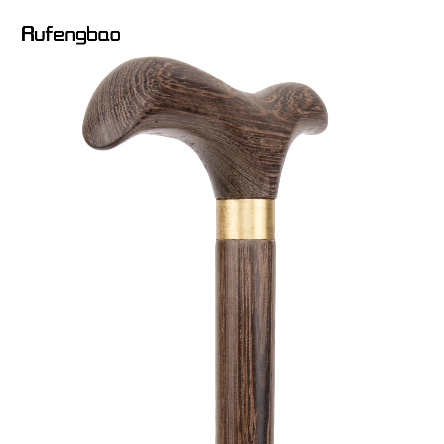 Brown Wooden Traditional Fashion Walking Stick