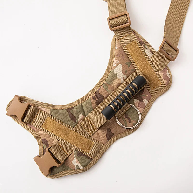 Military Large Dog Harness Pet German Shepherd K9 Training Vest Tactical Dog Harness