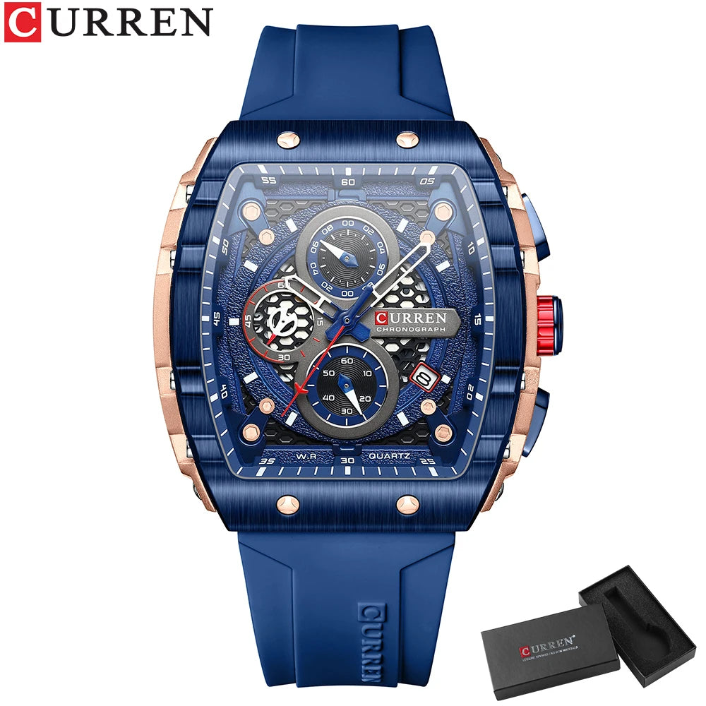 CURREN Sport Chronograph Quartz Watch for Men