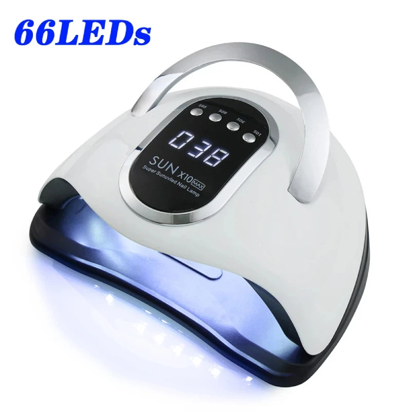 168W 42LEDs Nail Drying Lamp For Manicure Professional Led UV Drying Lamp With Auto Sensor Smart Nail Salon Equipment Tools - Hiron Store