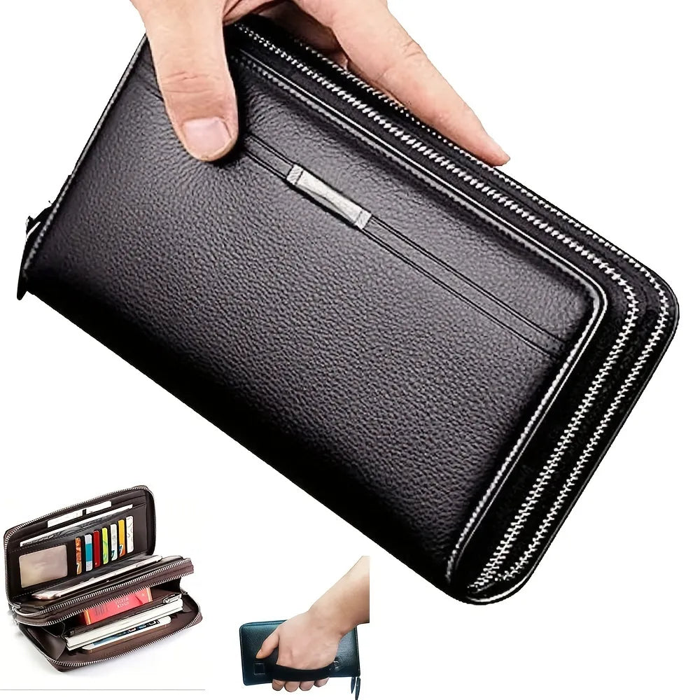 Wallet Long Purse Leather Clutch Large Handbag Phone Card Holder Case