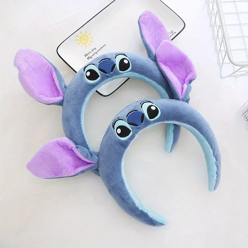 Disney Stich Headband Cute Headband Decorative Headband Plush Anti-Slip Headband