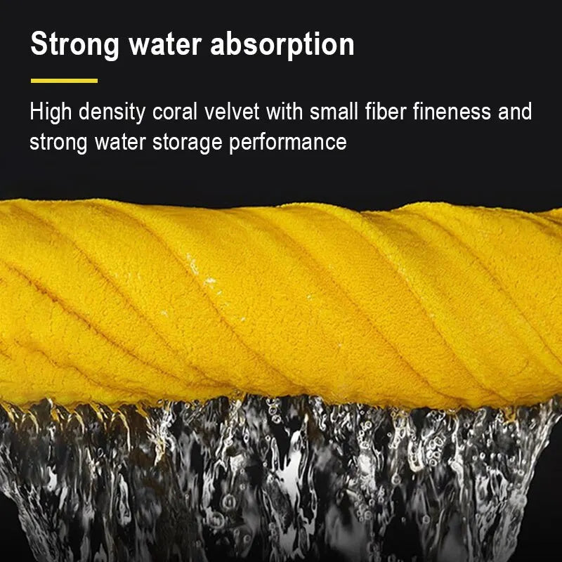 Special Towels For Car Cleaning That Do Not Shed Hair Or Leave Marks Car Absorbent Cloth Car Washing Cleaning Products - Hiron Store