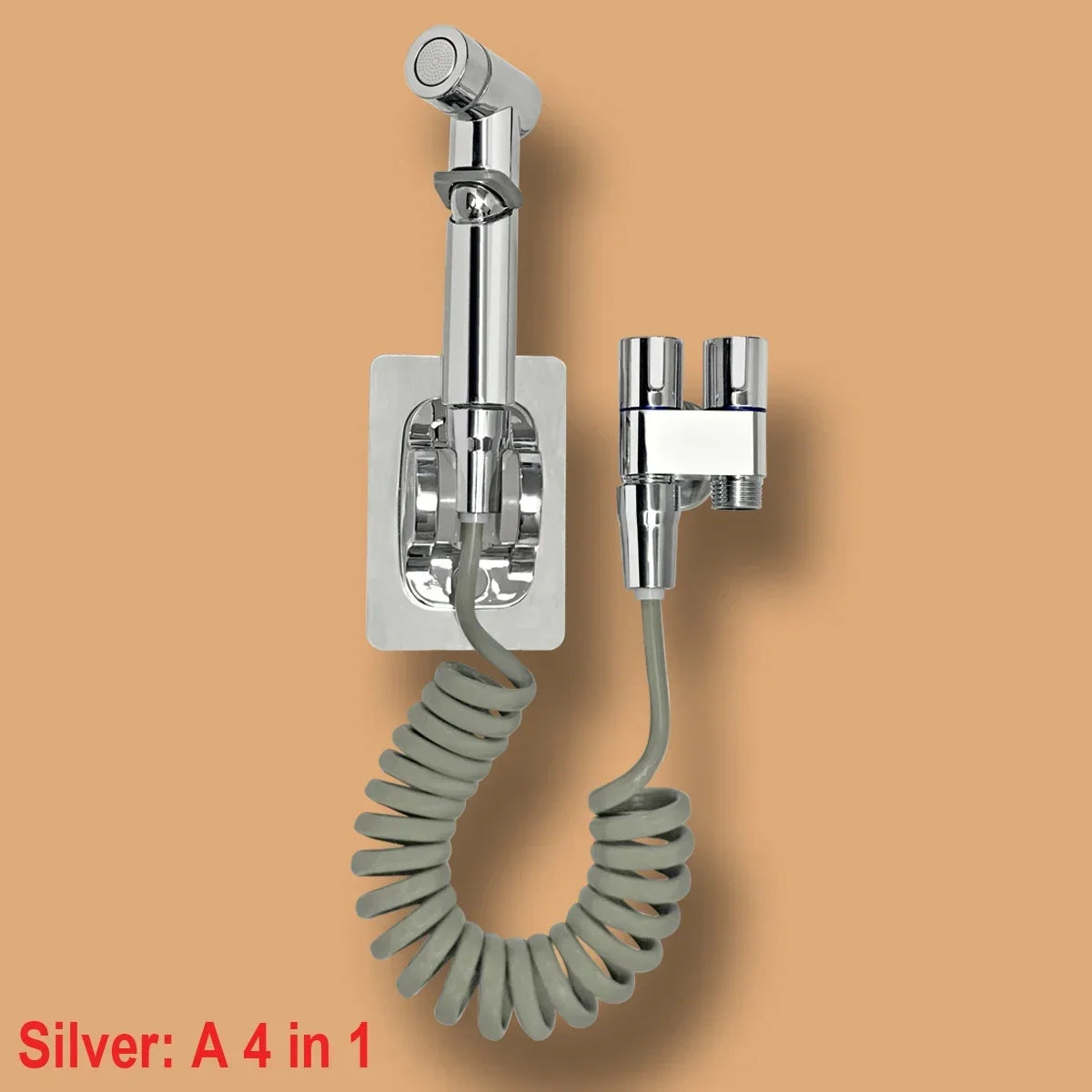 handheld Bidet toilet sprayer set double outlet angle valve bathroom shower accessories