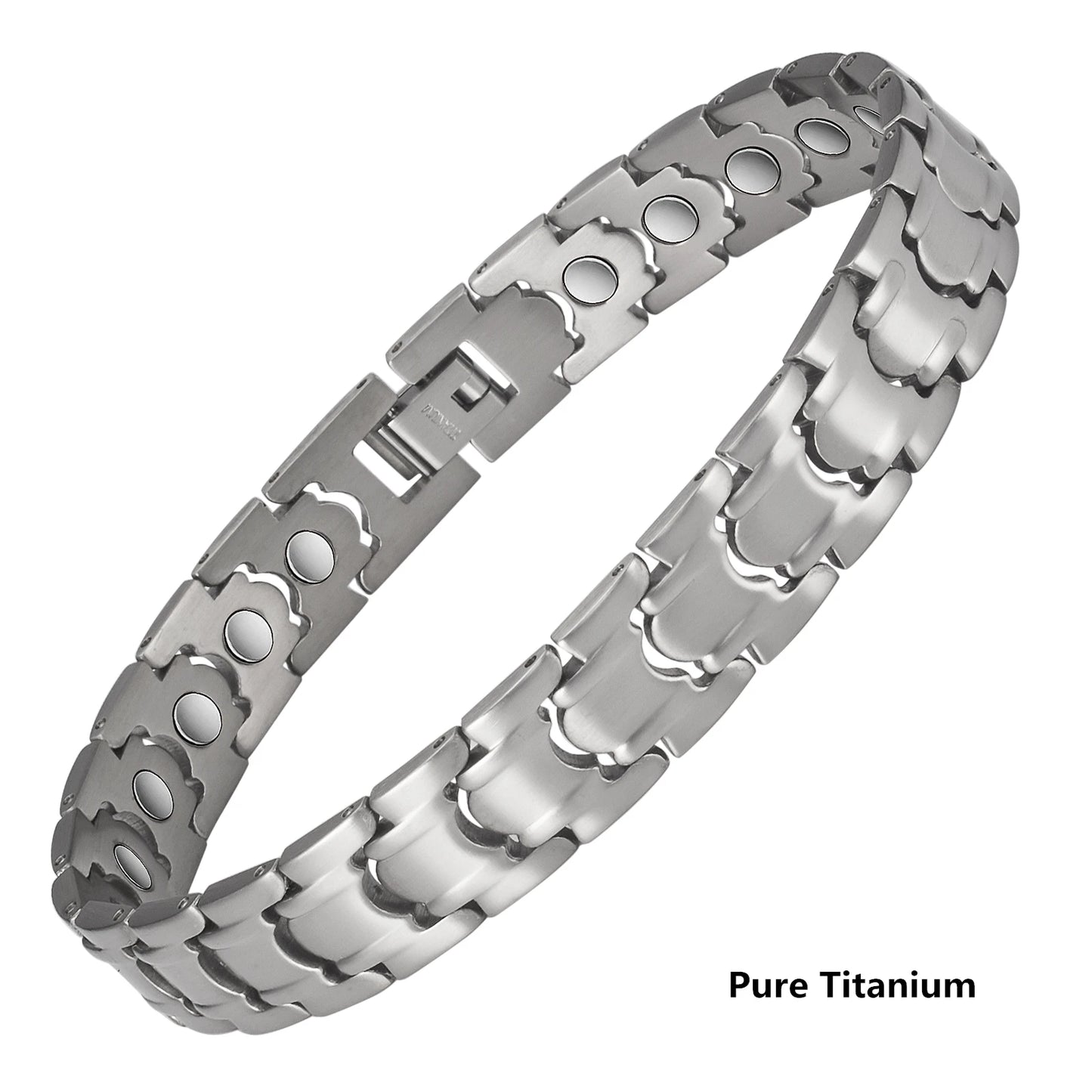 Titanium Steel Magnetic Health Bracelet Pure Titanium Tungsten Steel Anti-fatigue Energy Bracelet