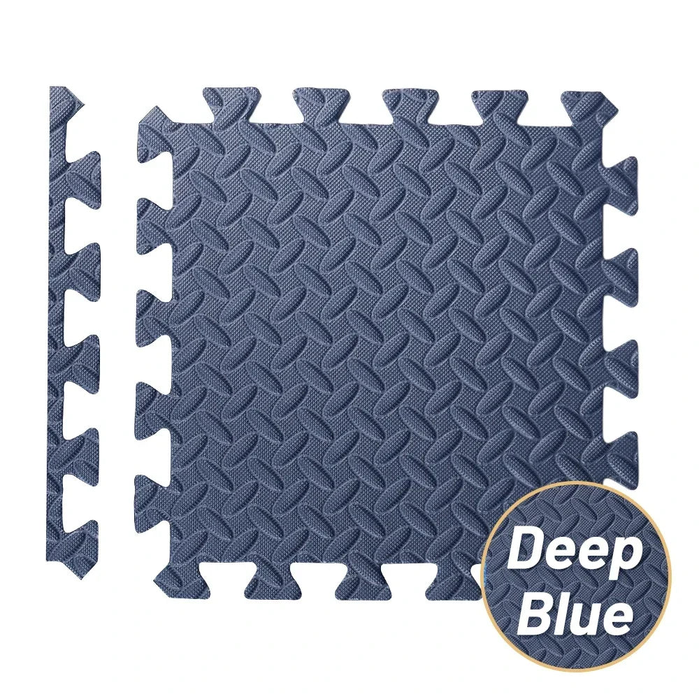 4~20Pcs Puzzle Fitness Mat, Eva Interlocking Foam Floor Tiles,  Home Gym   Equipment Mat, Non-Slip Floor Mat for Kids
