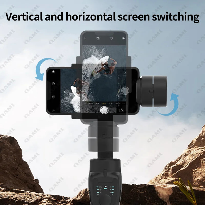 Gimbal Phone Holder Anti Shake Video Record Stabilizer for Xiaomi iPhone Cellophane Smartphone