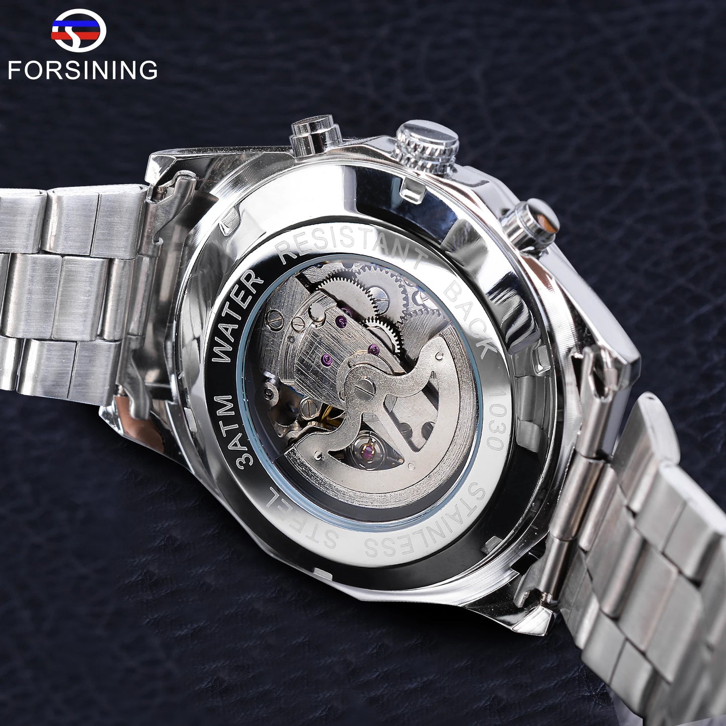 Stainless Steel Waterproof Men's Watches Luxury Mechanical Sport Male Wrist Watch