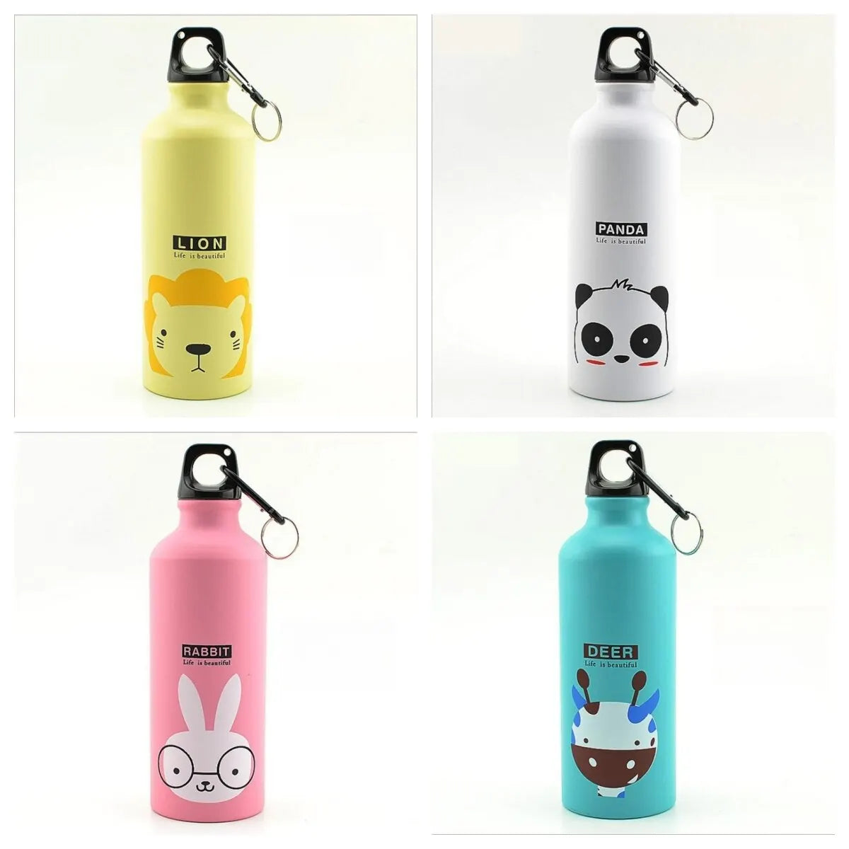 Bolttle Lovely Animals Creative Gift Outdoor Portable Sports Cycling Camping Hiking Bicycle School Kids Water Bottle - Hiron Store