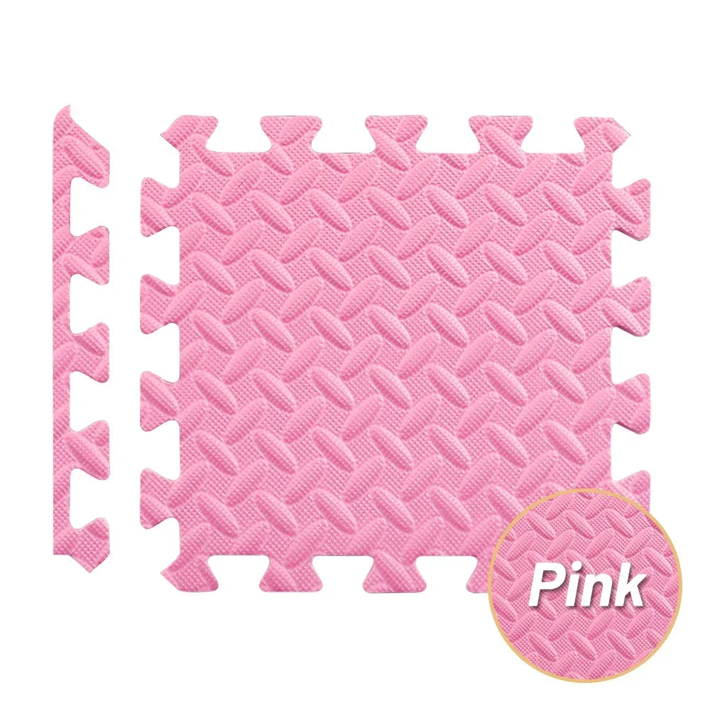 4~20Pcs Puzzle Fitness Mat, Eva Interlocking Foam Floor Tiles,  Home Gym   Equipment Mat, Non-Slip Floor Mat for Kids