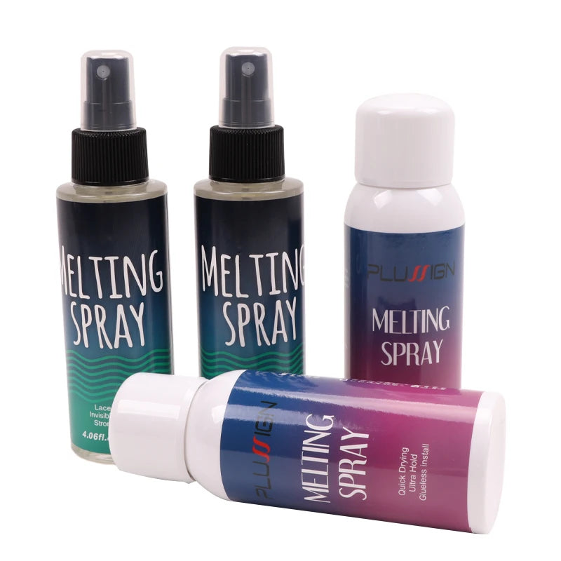 120Ml Lace Melting Spray Seamless Finish Strong Invisible Hair Adhesive for Lace Wigs