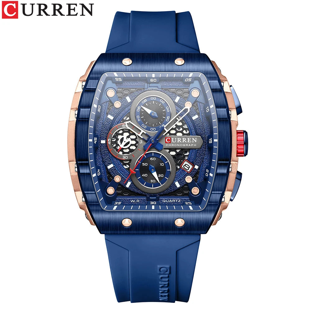 CURREN Sport Chronograph Quartz Watch for Men