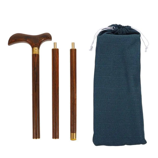 Wood Cane Curved Walking: Mountain Carving Trekking Climbing Canes Pole for Hand Crutches