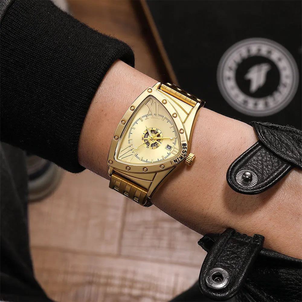 Men Quartz Watch Unique Design Luxury Watches Waterproof Watches