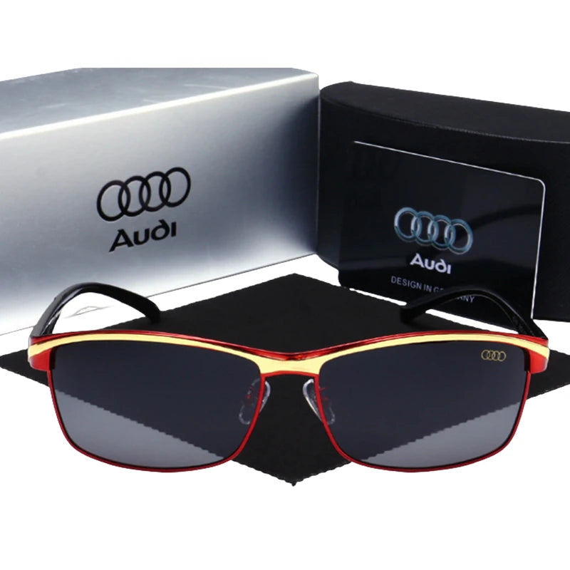 Luxury brands AUDI   Sunglasses, for Men Polarized SunGlasses,  Driving Motorcycle Outdoor Cycling Glasses, AntiGlare Lens 551