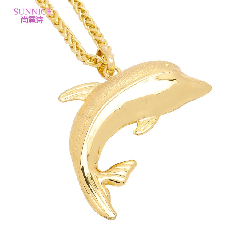 Necklace For Women Men Dubai Gold Colour Pendants Jewellery