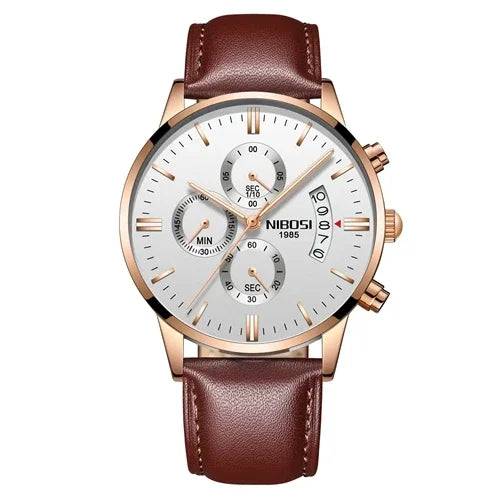 NIBOSI Men Watch Top Brand Fashion Watches Relogio Masculino Military Quartz Wristwatches