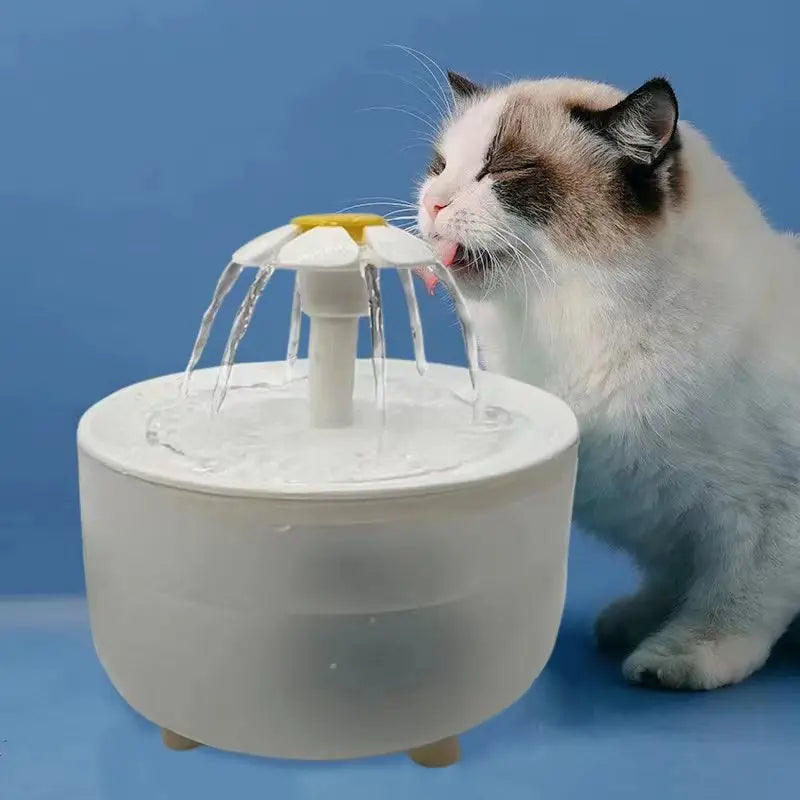 Pets Water Fountain Auto Filter USB Electric Mute Cat Drinker Bowl 1200mL Recirculate Filtring Drinker for Cats Water Dispenser - Hiron Store