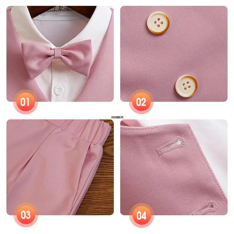 Baby Kids Suit Boys Formal Wedding Dress