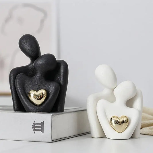 creative couple figure decoration Newlywed home decoration Lover sculpture decoration